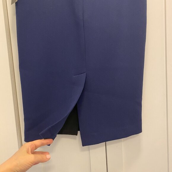 Iris Setlakwe NWT Blue Pencil Skirt Size 4 - Picture 3 of 6